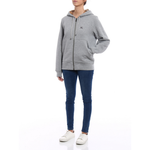 Embroidered EKD Hoodie "pale grey"